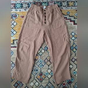 Blush size medium linen Madewell pants